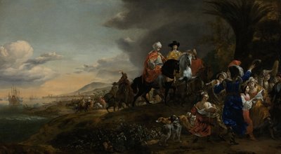 The Dutch Ambassador on His Way to Isfahan, 1653-59 by Jan Baptist Weenix